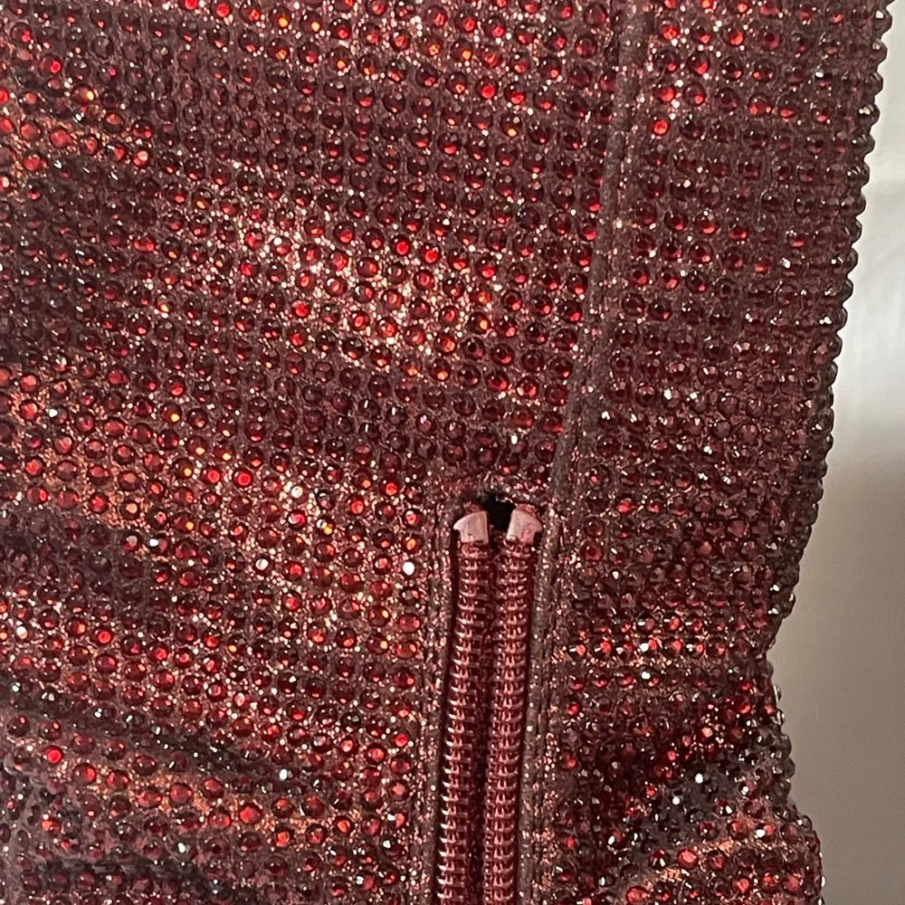 Thalia Sodi red studded sparkling boots, NWT, size 6 - Picture 2 of 8